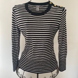 H&M striped sweater. Has piling throughout